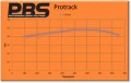 Klocki hamulcowe tylne PBS ProTrack 1163PT Honda Civic EK4 EG6