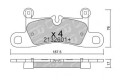 GALFER/SDT 2132601+ klocki hamulcowe