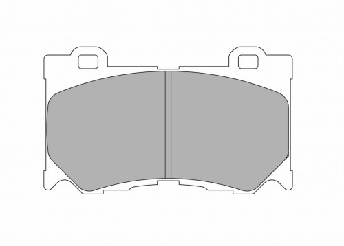 Klocki hamulcowe przednie PBS Prorace 8462PR Nissan 370Z