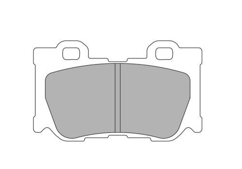Klocki hamulcowe tylne PBS Prorace 8463PR Nissan 370Z