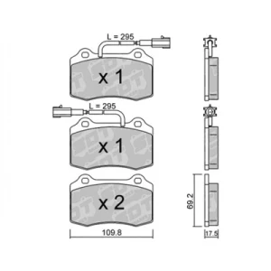GALFER/SDT 2190501 klocki hamulcowe