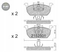 GALFER/SDT 2152501 klocki hamulcowe