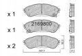 GALFER/SDT 2169800 klocki hamulcowe