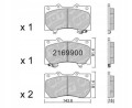 GALFER/SDT 21104500 klocki hamulcowe