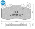 GALFER/SDT 21105600+ klocki hamulcowe