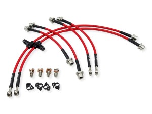 Przewody w stalowym oplocie do TOYOTA YARIS II (_P9_) 2005 – 2014 w. Tarcze