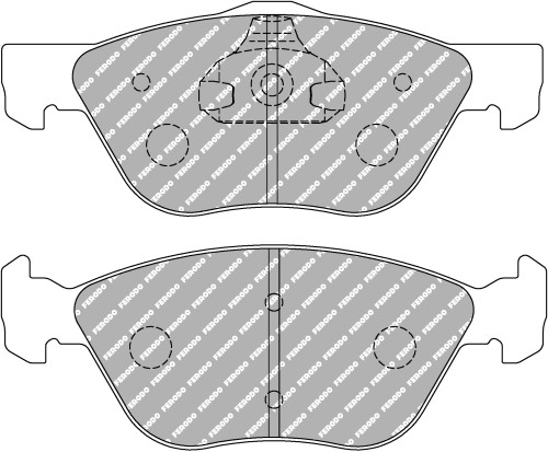 FCP1052H FERODO KLOCKI HAMULCOWE (kpl.)
