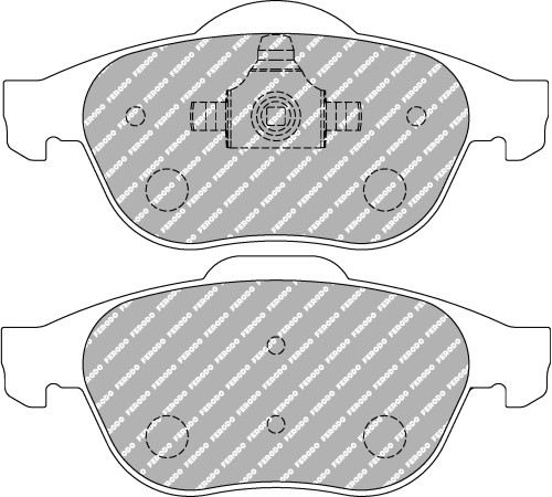 FCP1441H FERODO KLOCKI HAMULCOWE (kpl.)