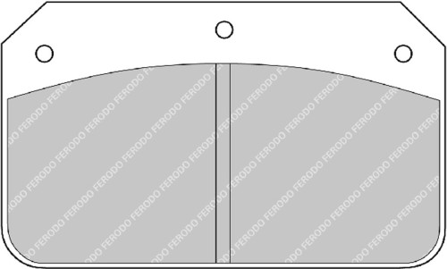 FRP502R FERODO KLOCKI HAMULCOWE (kpl.)