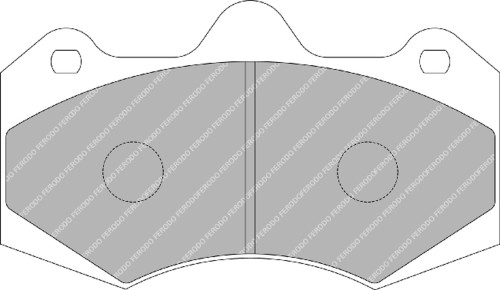 FCP1947H FERODO KLOCKI HAMULCOWE (kpl.)