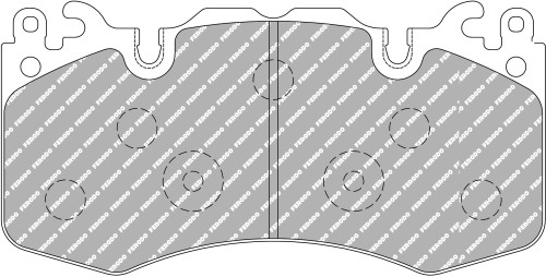 FCP4379H FERODO KLOCKI HAMULCOWE (kpl.)