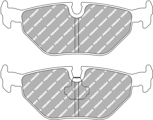 FCP1301H FERODO KLOCKI HAMULCOWE (kpl.)