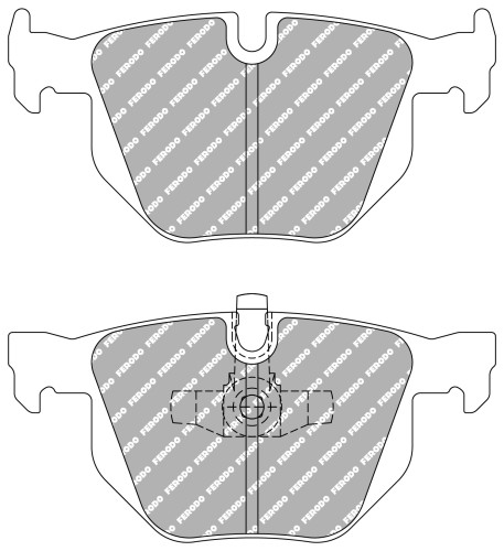 FCP1808H FERODO KLOCKI HAMULCOWE (kpl.)