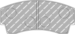 FRP219C FERODO KLOCKI HAMULCOWE (kpl.)
