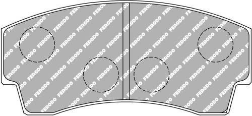FRP219C FERODO KLOCKI HAMULCOWE (kpl.)