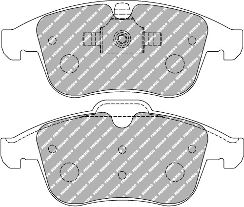 FCP4249Z FERODO KLOCKI HAMULCOWE (kpl.)