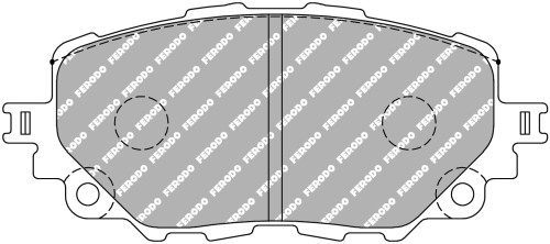 FCP4873Z FERODO KLOCKI HAMULCOWE (kpl.)