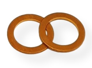 Podkładka miedziana hamulcowa M11 do śrub 7/16 cal (2szt)
