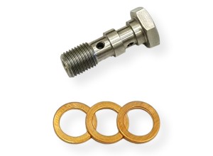 Śruba hamulcowa Banjo PODWÓJNA 3/8-24 holenderka