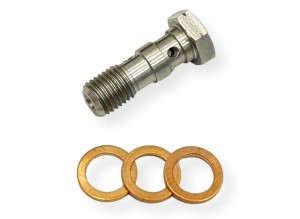 Śruba hamulcowa Banjo PODWÓJNA M10x1.25 holenderka