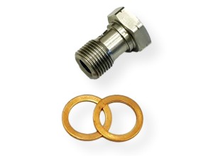 Śruba Banjo hamulcowa M12x1 holenderka nierdzewna