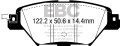 DP43083R - Zestaw klocków hamulcowych seria YELLOWSTUFF EBC Brakes