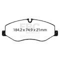 DP42223R - Zestaw klocków hamulcowych seria YELLOWSTUFF EBC Brakes