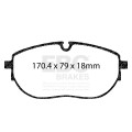 DP42434R - Zestaw klocków hamulcowych seria YELLOWSTUFF EBC Brakes