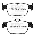 DP42440R - Zestaw klocków hamulcowych seria YELLOWSTUFF EBC Brakes
