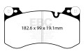 DP42454R - Zestaw klocków hamulcowych seria YELLOWSTUFF EBC Brakes