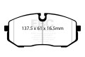 DP42500R - Zestaw klocków hamulcowych seria YELLOWSTUFF EBC Brakes