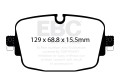 DP42516R - Zestaw klocków hamulcowych seria YELLOWSTUFF EBC Brakes