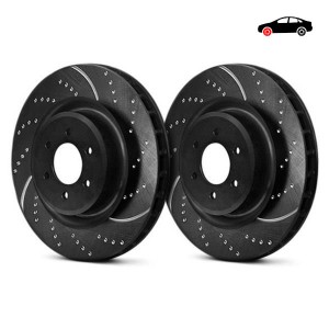 GD946 - Tarcze hamulcowe sportowe nacinane i nawiercane seria GD (Para) EBC Brakes