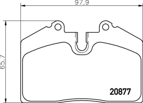 MDB1456 M1155 MINTEX KLOCKI HAMULCOWE