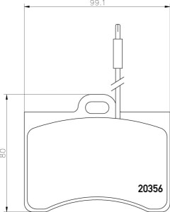 MDB1101 M1144 MINTEX KLOCKI HAMULCOWE