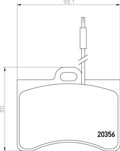 MDB1101 M1144 MINTEX KLOCKI HAMULCOWE
