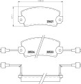 MDB1112 M1144 MINTEX KLOCKI HAMULCOWE