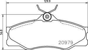 MDB1362 M1144 MINTEX KLOCKI HAMULCOWE