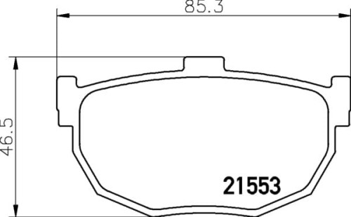 MDB1450 M1166 MINTEX KLOCKI HAMULCOWE