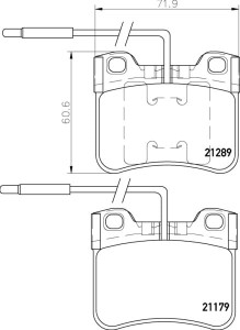 MDB1483 M1166 MINTEX KLOCKI HAMULCOWE