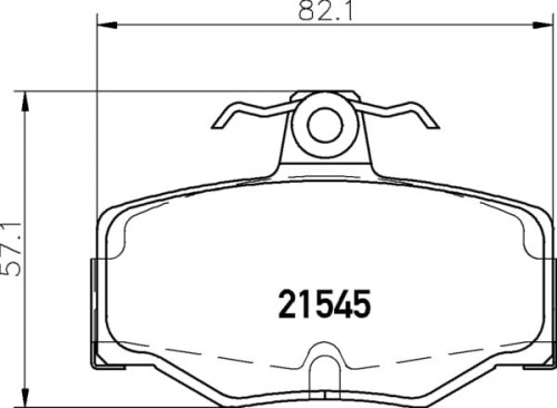 MDB1489 M1144 MINTEX KLOCKI HAMULCOWE