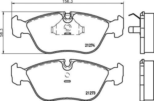 MDB1614 M1144 MINTEX KLOCKI HAMULCOWE