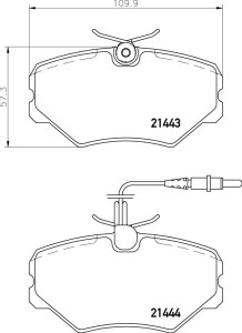 MDB1652 M1144 MINTEX KLOCKI HAMULCOWE