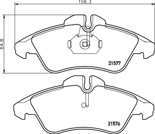 MDB1739 M1144 MINTEX KLOCKI HAMULCOWE