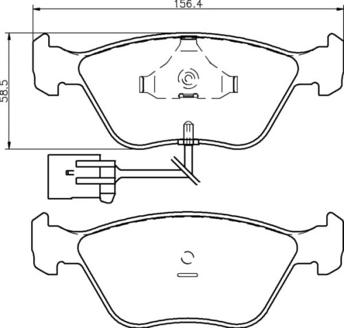 MDB1810 M1144 MINTEX KLOCKI HAMULCOWE