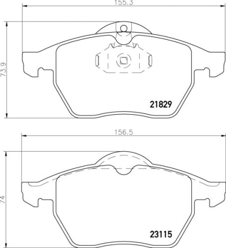 MDB1813 M1144 MINTEX KLOCKI HAMULCOWE