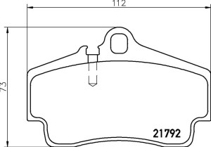 MDB1874 M1166 MINTEX KLOCKI HAMULCOWE