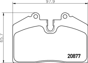 MDB1992 M1144 MINTEX KLOCKI HAMULCOWE