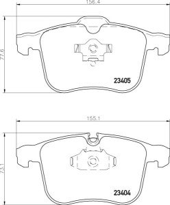 MDB2547 M1144 MINTEX KLOCKI HAMULCOWE