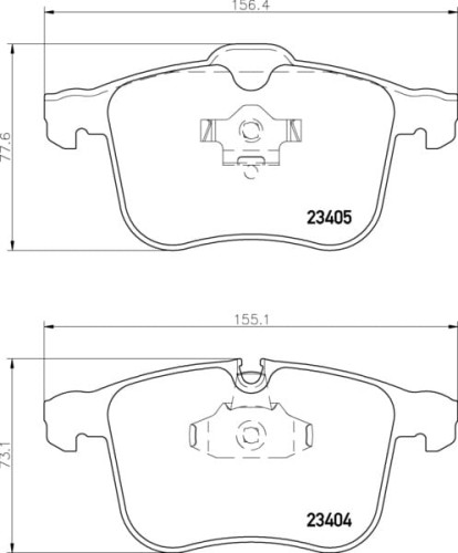 MDB2547 M1144 MINTEX KLOCKI HAMULCOWE